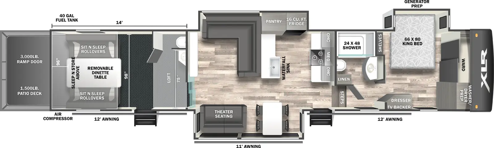 Xlr Nitro 41G14 Floorplan